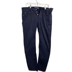 Stone Island Men's Navy Blue Cotton Pants - Size 34